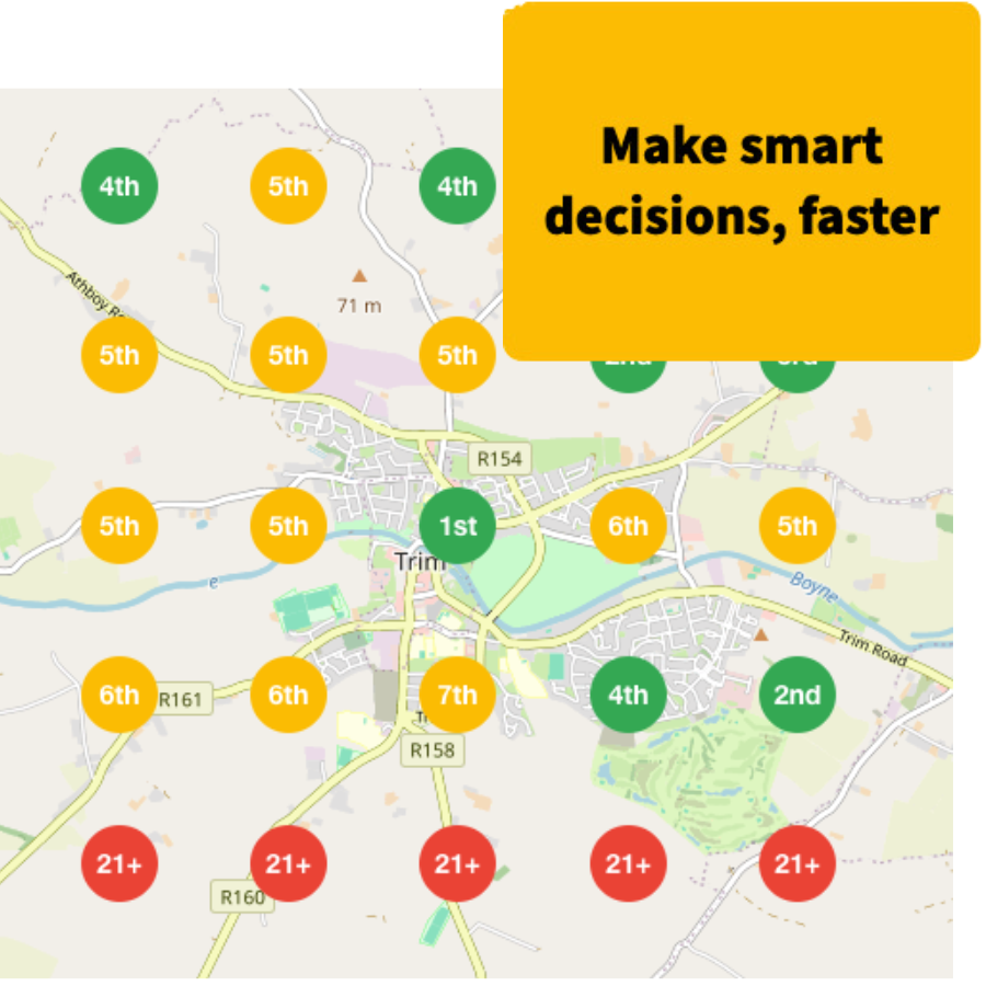 Local Ranking Map View